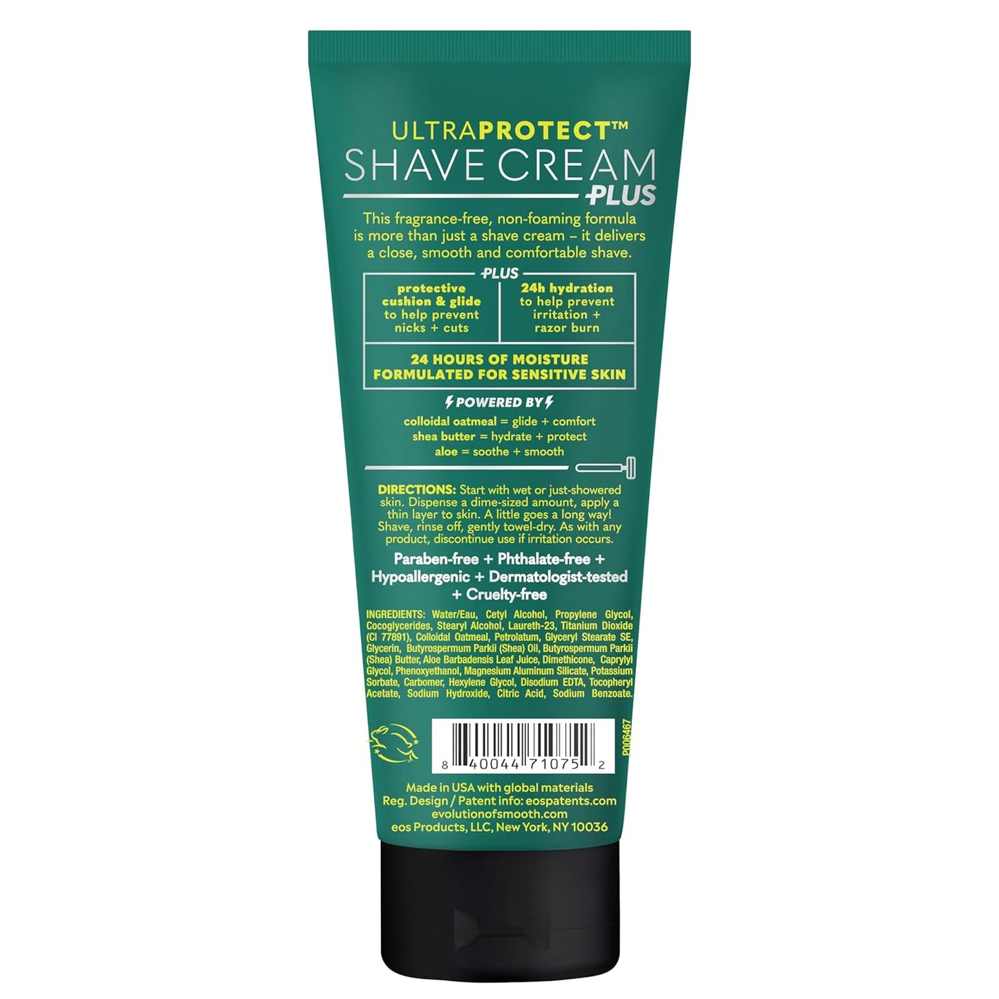 eos UltraProtect Sensitive Shave Cream 7 oz – 48-Piece Wholesale Lot