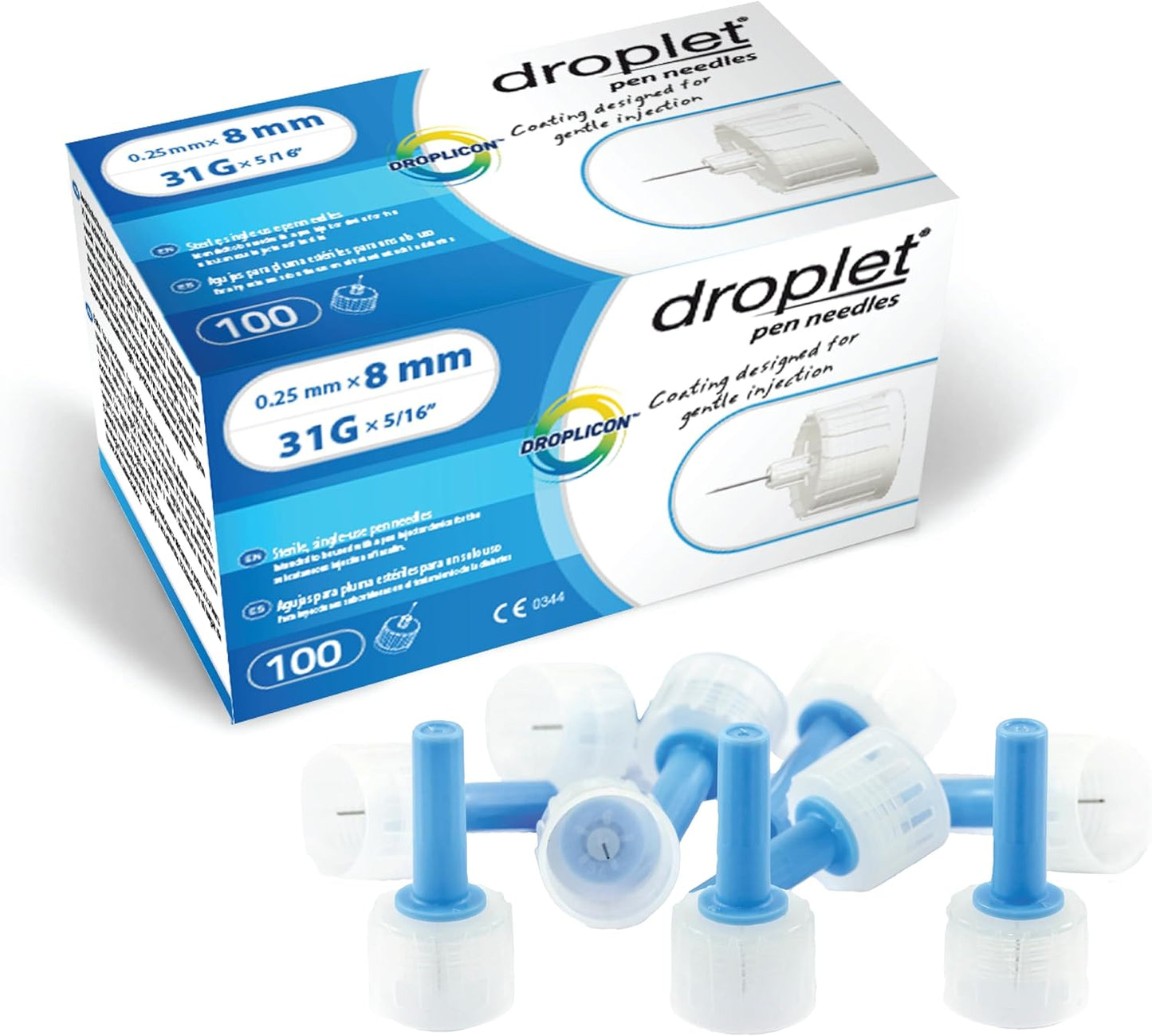 31G x 8mm Pen Needles