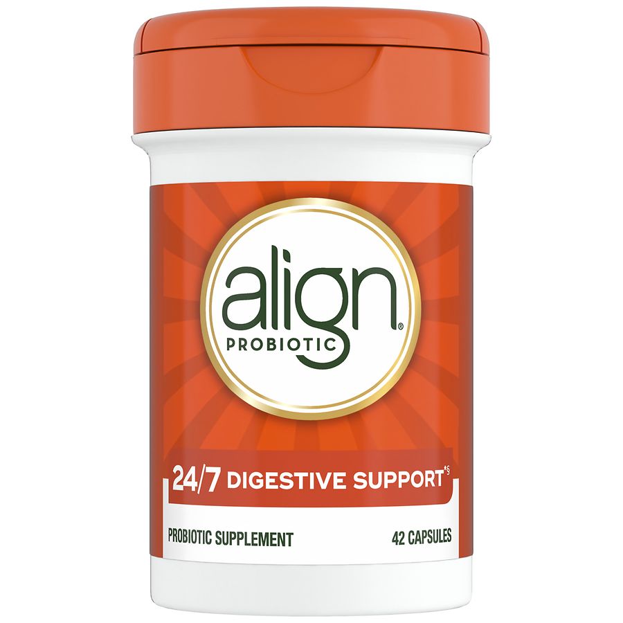 Align Probiotic Supplement for Digestive Health with Cranberry – 42 Capsules