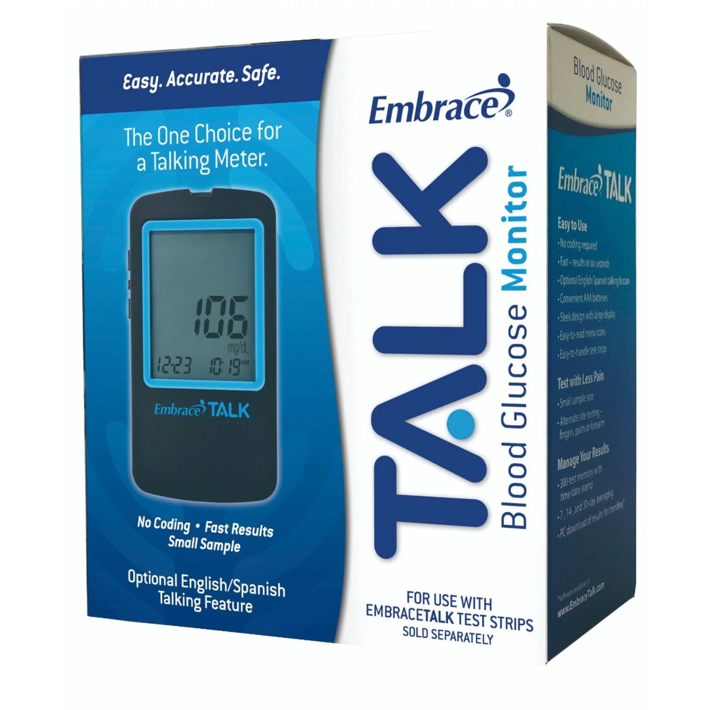 Embrace Talk Talking Blood Glucose Meter