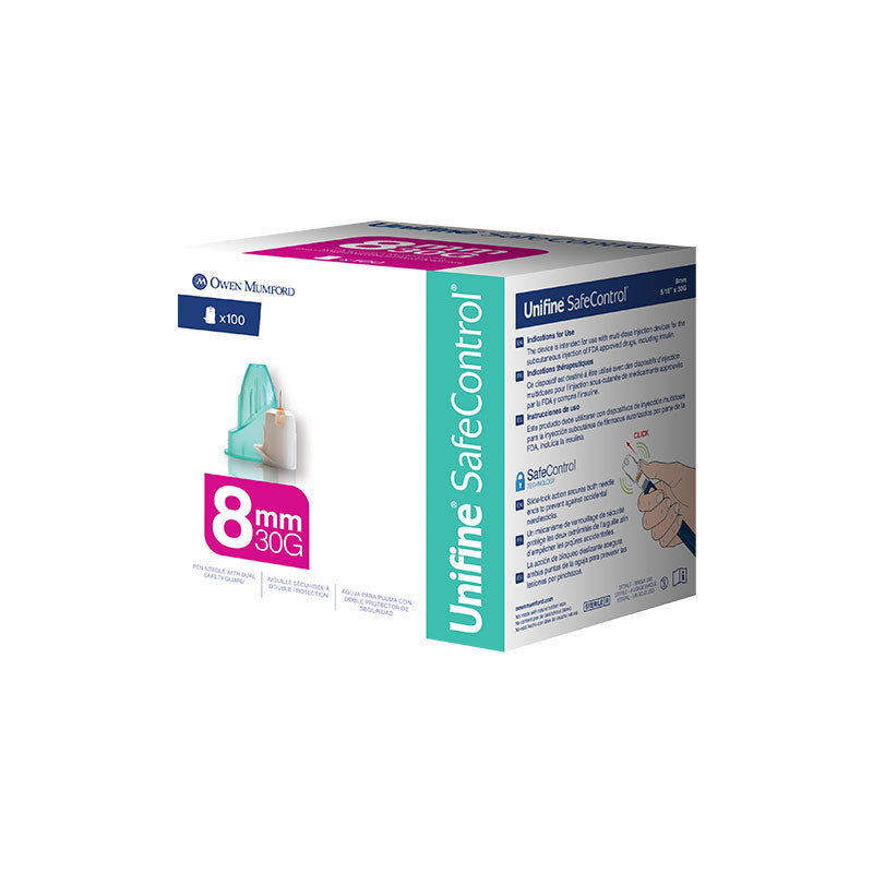 30 Gauge 8mm (1 ") Length Safety Pen Needles