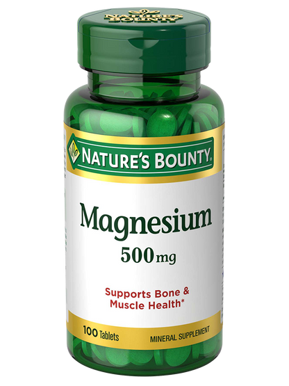 Nature's Bounty Magnesium 500mg 200ct