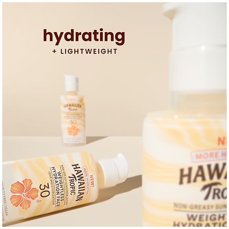 Hawaiian Tropic Weightless Hydration Face Sunscreen Lotion SPF 30 – 1.7 fl oz