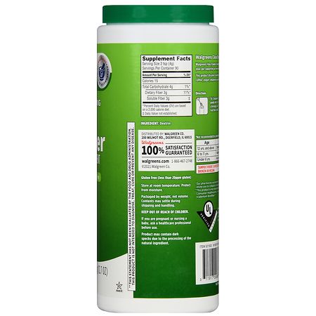 Walgreens Clear Dissolving Fiber Powder – Flavor Free