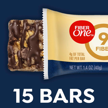 Fiber One Oats & Chocolate Chewy Bars – Mega Pack, 15 Count