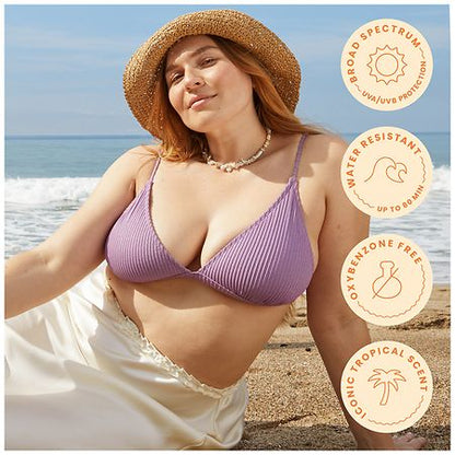 Hawaiian Tropic Weightless Hydration Face Sunscreen Lotion SPF 30 – 1.7 fl oz