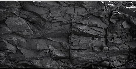 AWERT 48x18 inches Stone Aquarium Background Rock Fish Tank Background Rocky Terrarium Background Polyester Background