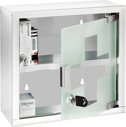 WENKO Medicine Cabinet with Lock