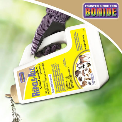 Bonide Repels-All Animal Repellent Granules – 3 lbs – All-Natural Pest Deterrent for Gardens, Lawns & Yards