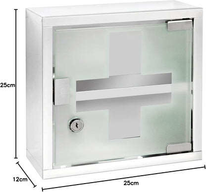 WENKO Medicine Cabinet with Lock