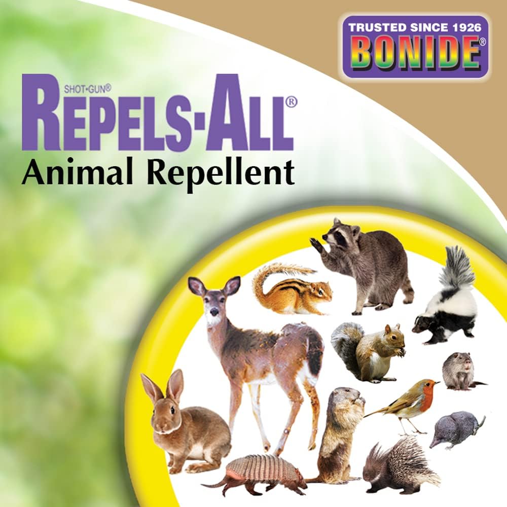 Bonide Repels-All Animal Repellent Granules – 3 lbs – All-Natural Pest Deterrent for Gardens, Lawns & Yards
