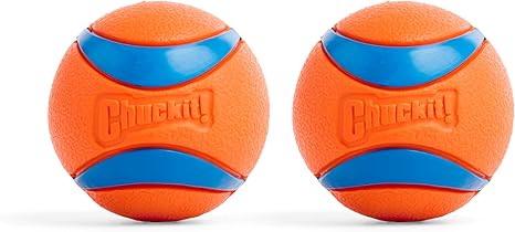 Chuckit! Ultra Ball Dog Toy – Medium (2.5") – Durable, High-Bounce, and Floatable Fetch Ball