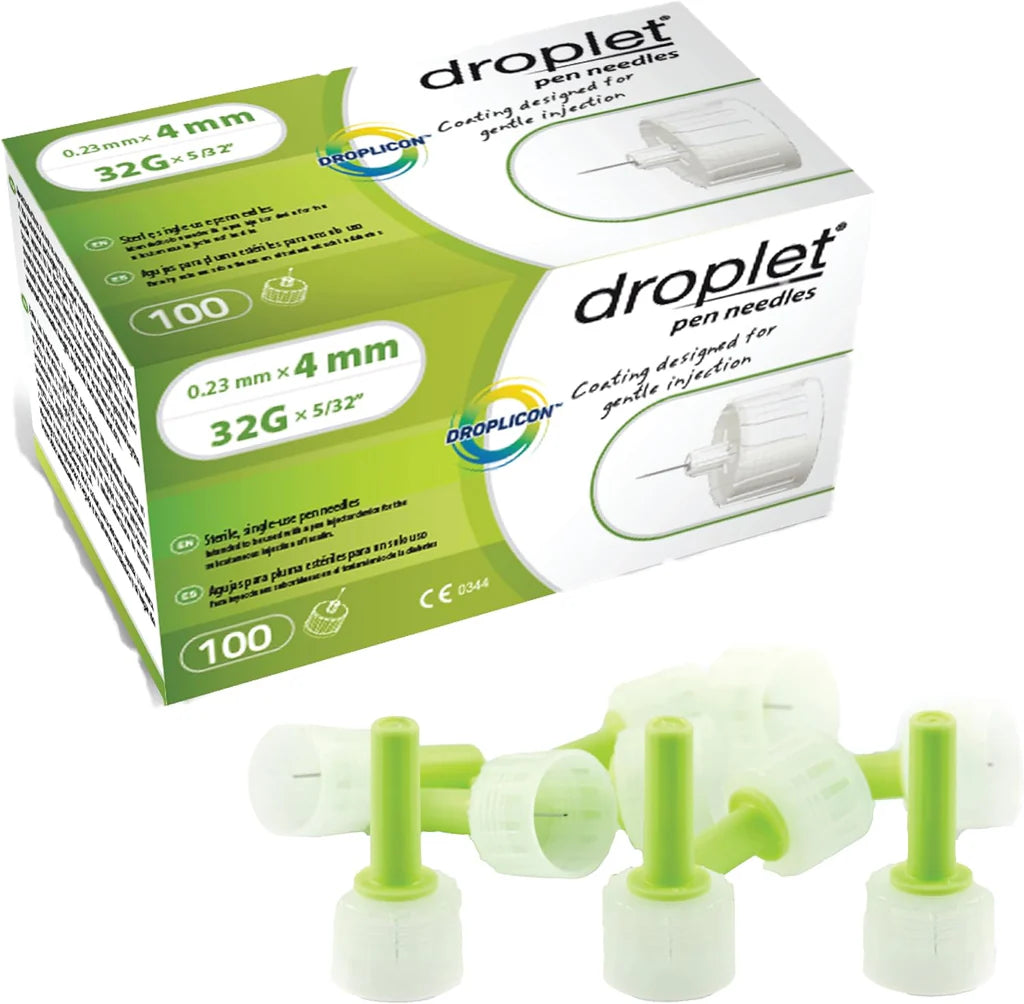 32 Gauge 4mm (5/32") Length Pen Needles