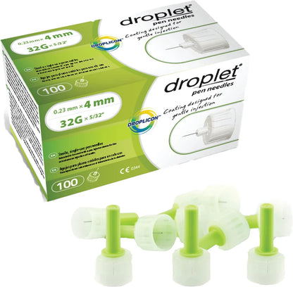 32 Gauge 4mm (5/32") Length Pen Needles