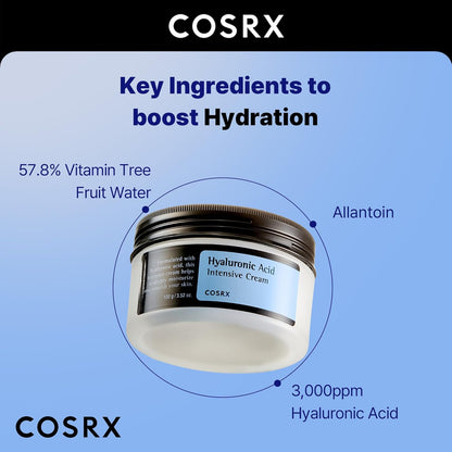 COSRX Hyaluronic Acid Intensive Cream – 100ml Deep Hydration Korean Moisturizer