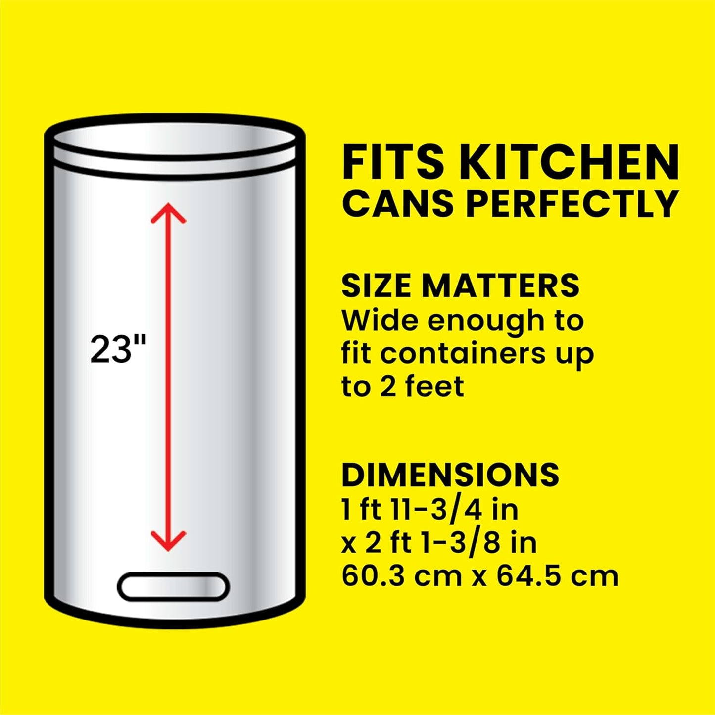 Glad ForceFlex MaxStrength 50-Gallon Trash Bags – X-Large Drawstring Bags with Febreze Freshness (20 Count)