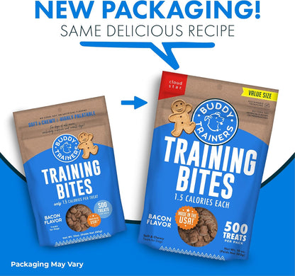 Buddy Biscuits Training Bites for Dogs – Roasted Chicken – 6 oz – Low-Calorie Soft Treats for Puppy & Adult Training