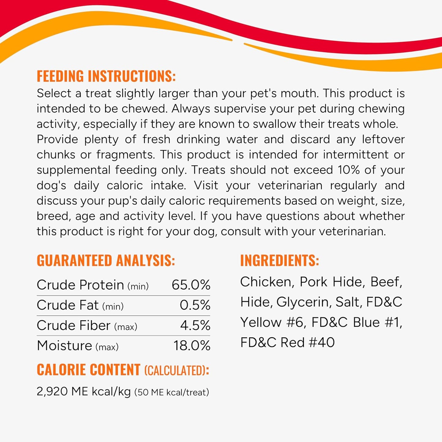 Good 'n' Fun Triple Flavor Wings Dog Treats – 12 oz – Long-Lasting Chews with Chicken, Pork Hide & Beef Hide