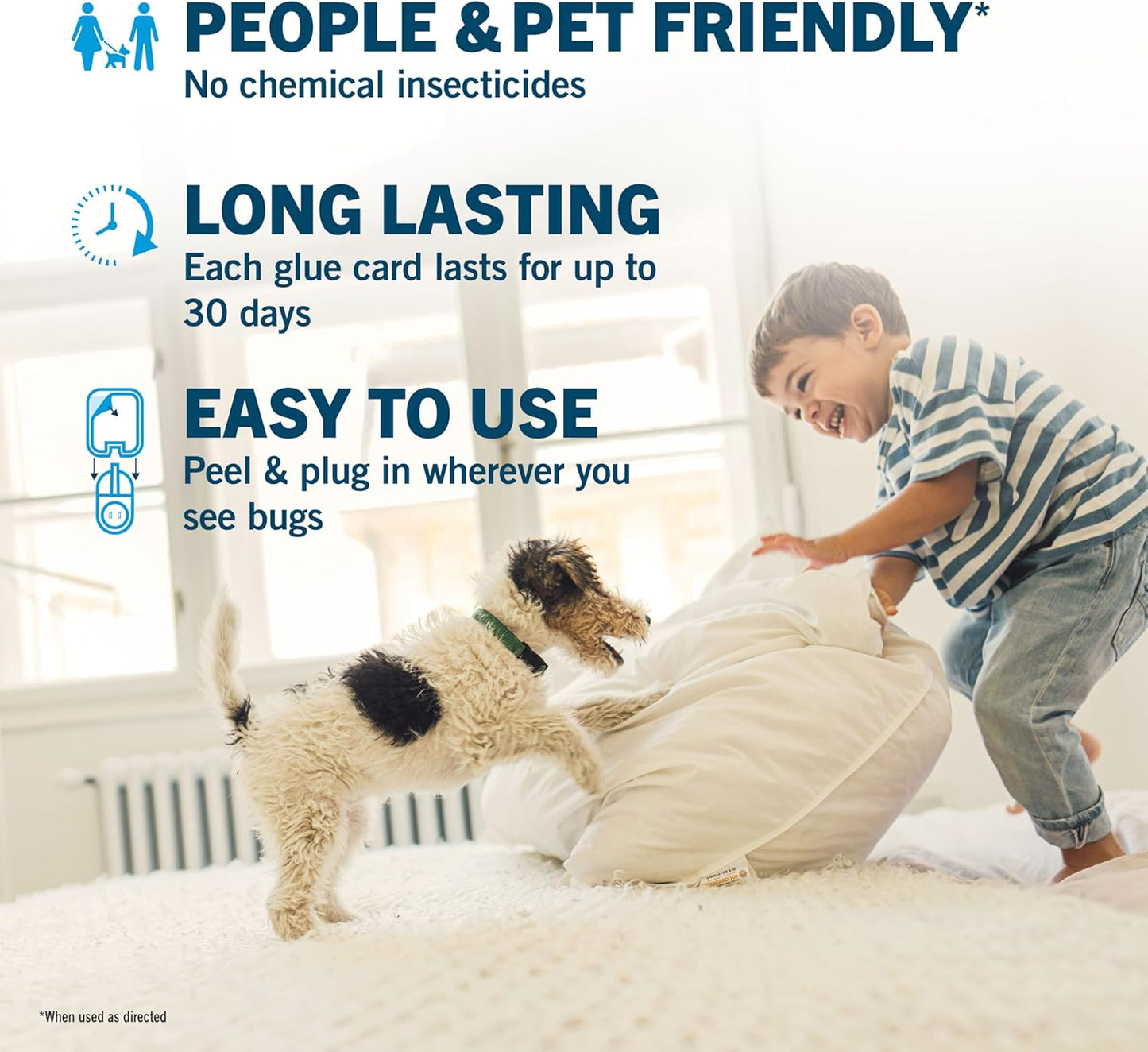 Safer Home SH503 Indoor Plug-In Fly Trap Refill Pack of Glue Cards for SH502 Indoor Fly Trap – 3 Count (Pack of 1)