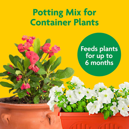 Miracle-Gro Potting Mix – 16 Quart Pack – Nutrient-Rich Soil for Indoor & Outdoor Container Plants