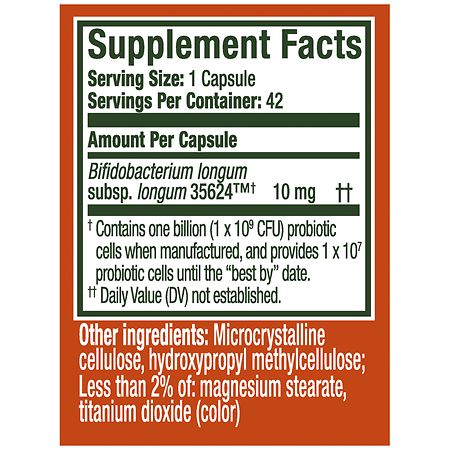 Align Probiotic Supplement for Digestive Health with Cranberry – 42 Capsules