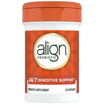 Align Probiotic Supplement for Digestive Health with Cranberry – 42 Capsules