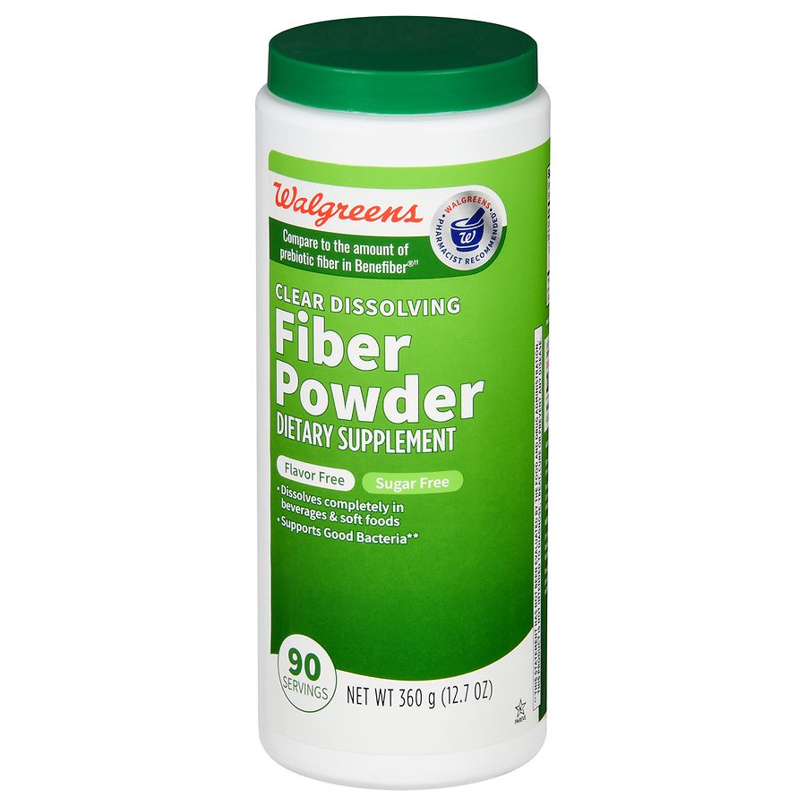 Walgreens Clear Dissolving Fiber Powder – Flavor Free