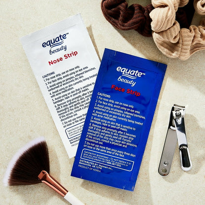 Equate Deep Cleansing Pore Strips for Nose & Face Combo Pack, 14 Count