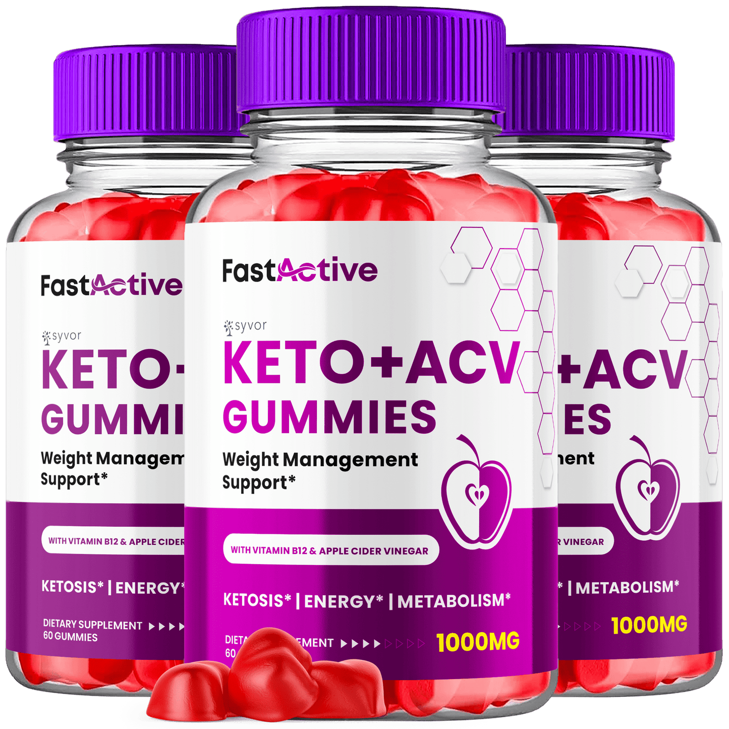 Maximum Strength Keto ACV Gummies – 180 Count