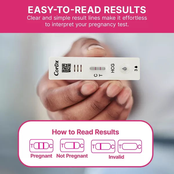 CorDx One Step hCG Pregnancy Test Cassette