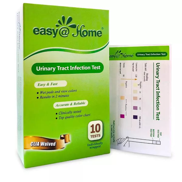 easy@Home Urinary Tract Infection (UTI) Test Strips - 10ct