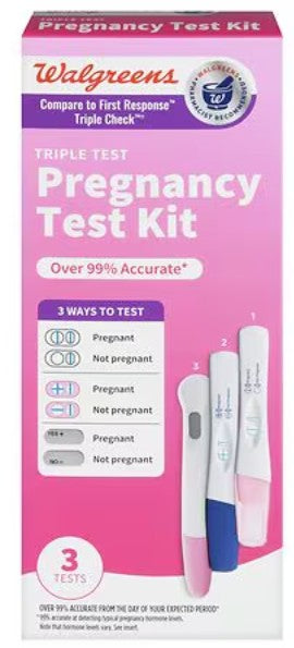 Walgreens One Step Pregnancy Tests