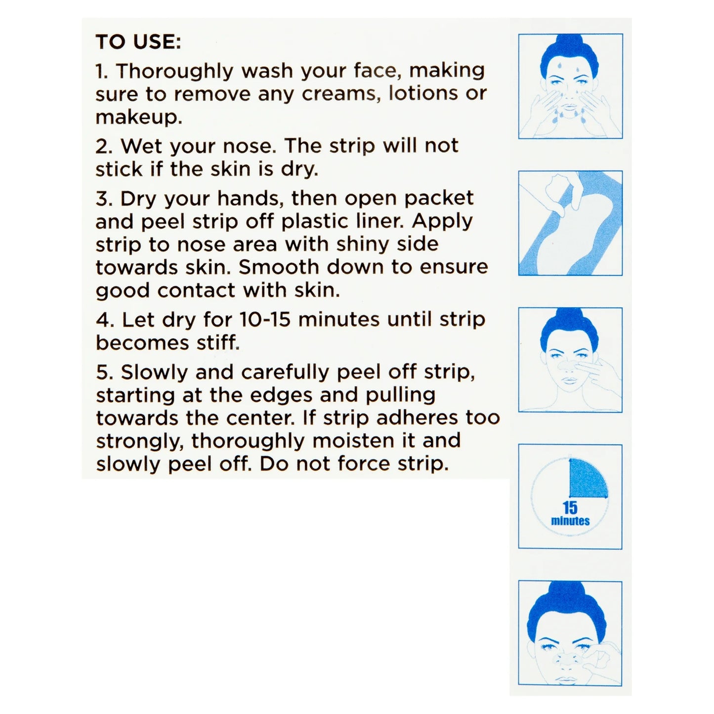 Equate Deep Cleansing Pore Strips for Nose & Face Combo Pack, 14 Count