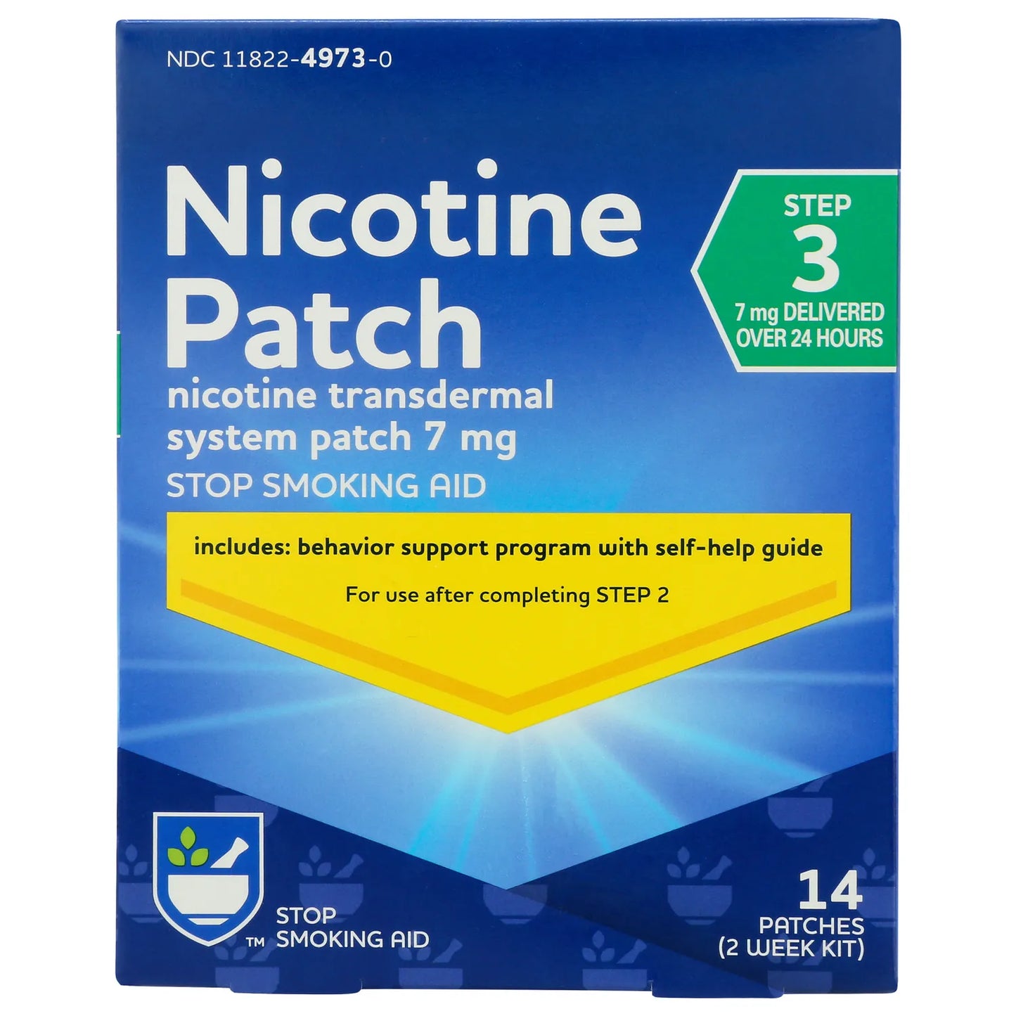 Rite Aid Nicotine Patches - Step 3 , 7 mg Nicotine - 14 Count