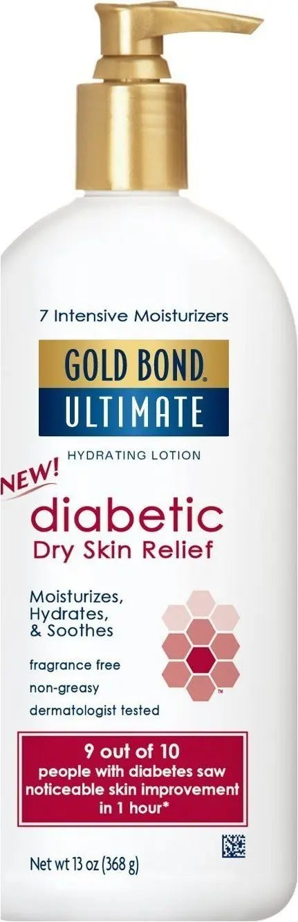 Gold Bond Ultimate Diabetic Dry Skin Relief Lotion - 13 oz. Pump Bottle
