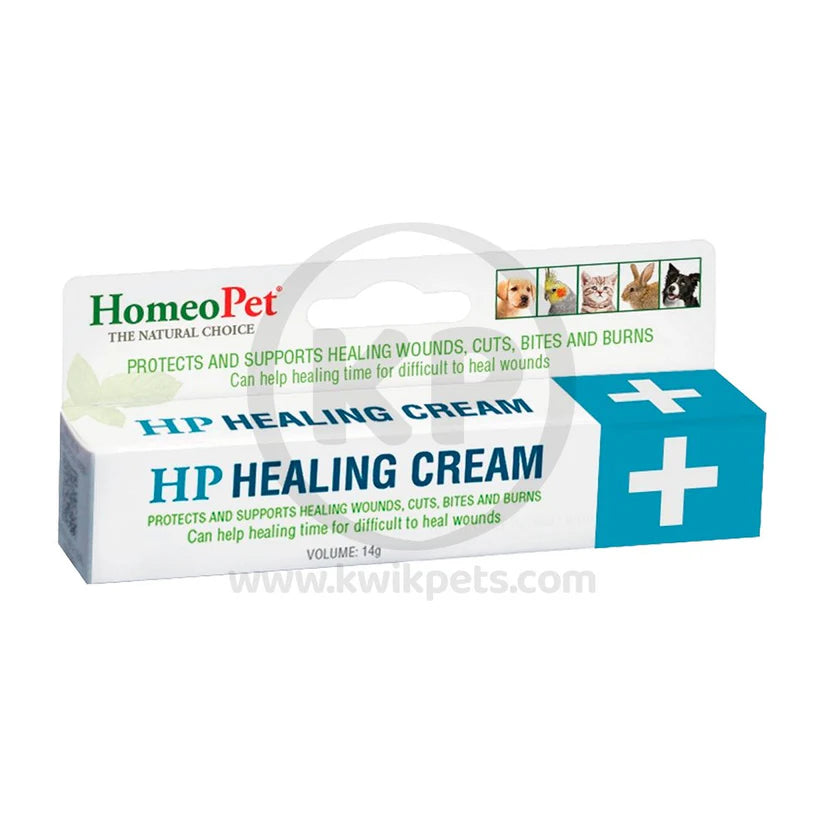 HomeoPet HP Healing Cream for Dogs, Cats, Birds & Small Pets, 4-fl oz bottle